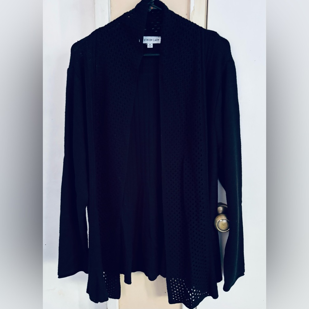 SOUTHERN LADY Open knit open Cardigan size 1x